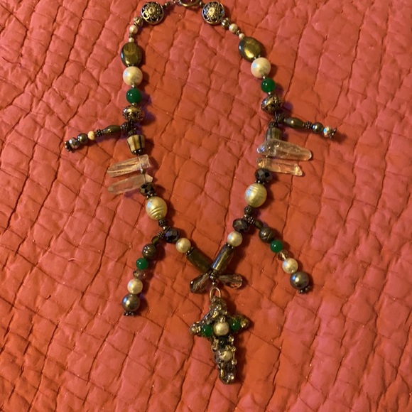 One of a kind neck art with cross - Picture 6 of 6